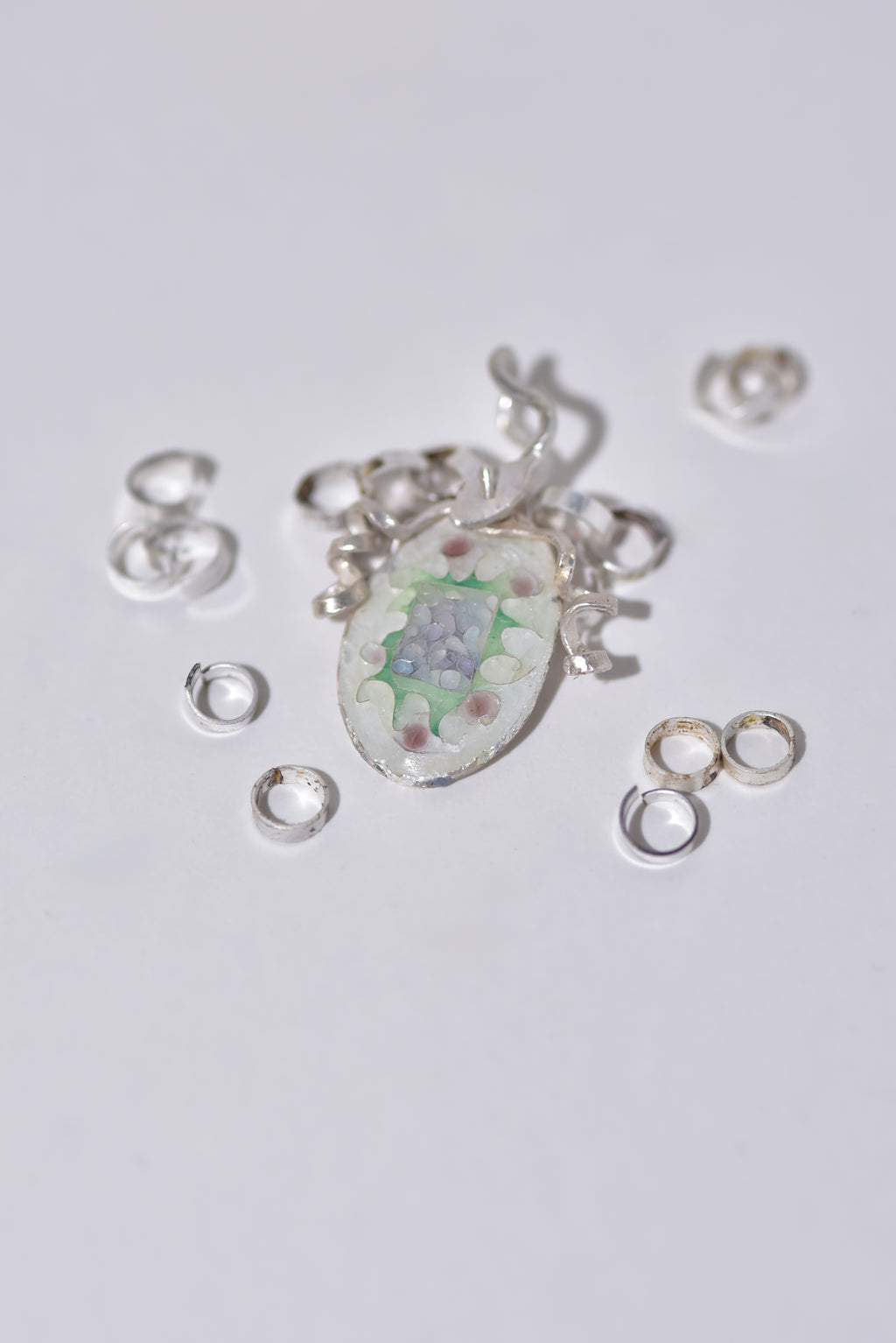 空想植物No.3 with Handmade link chain