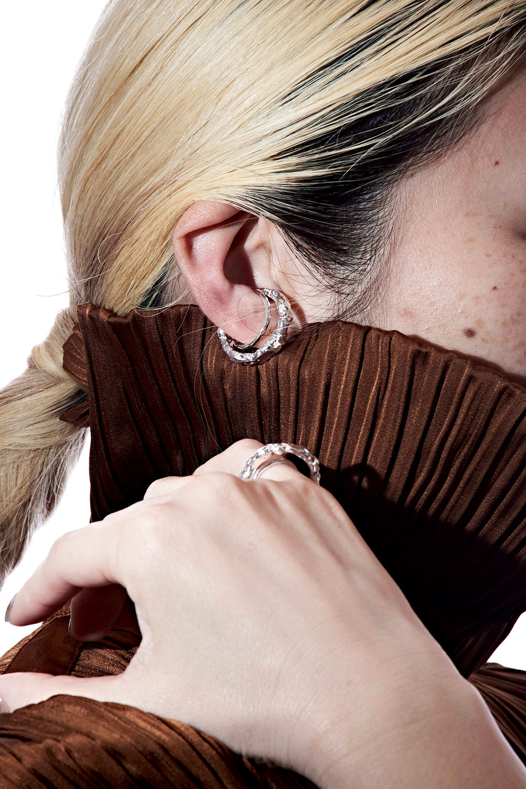 Melting ear-cuff/ring (2ways)