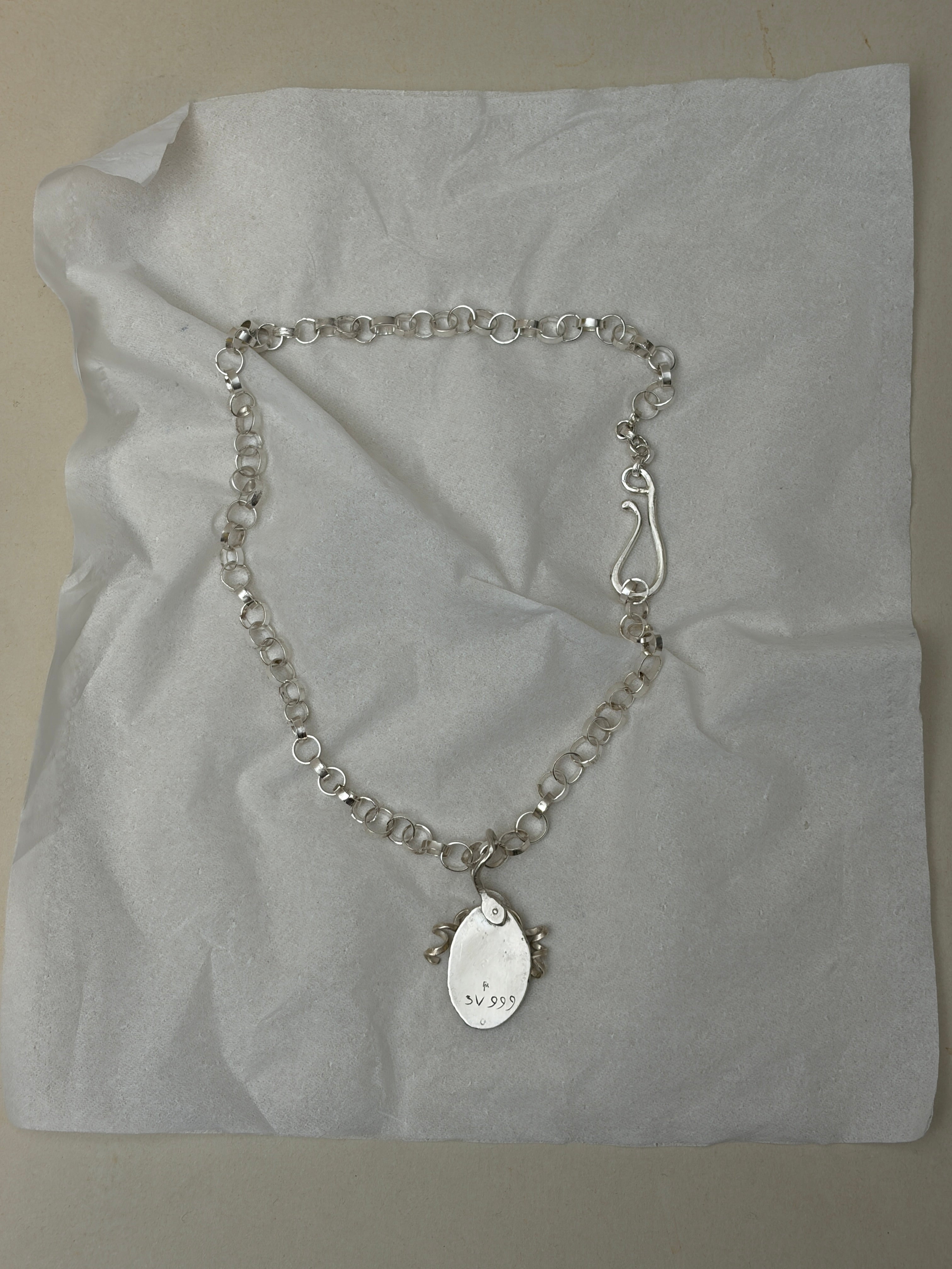 空想植物No.3 with Handmade link chain