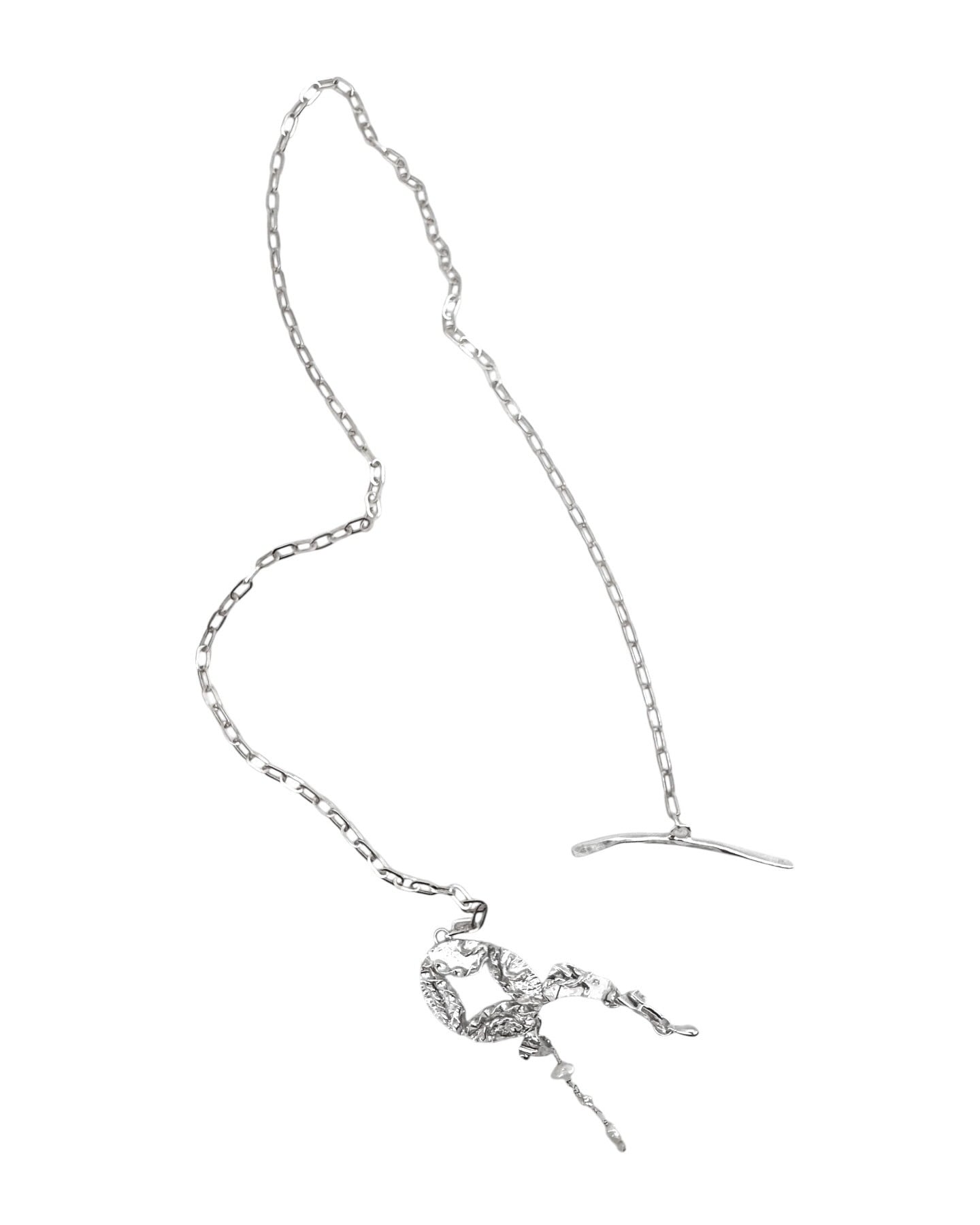 [ready-to-ship] 2way silver necklace
