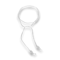 Logo tie necklace