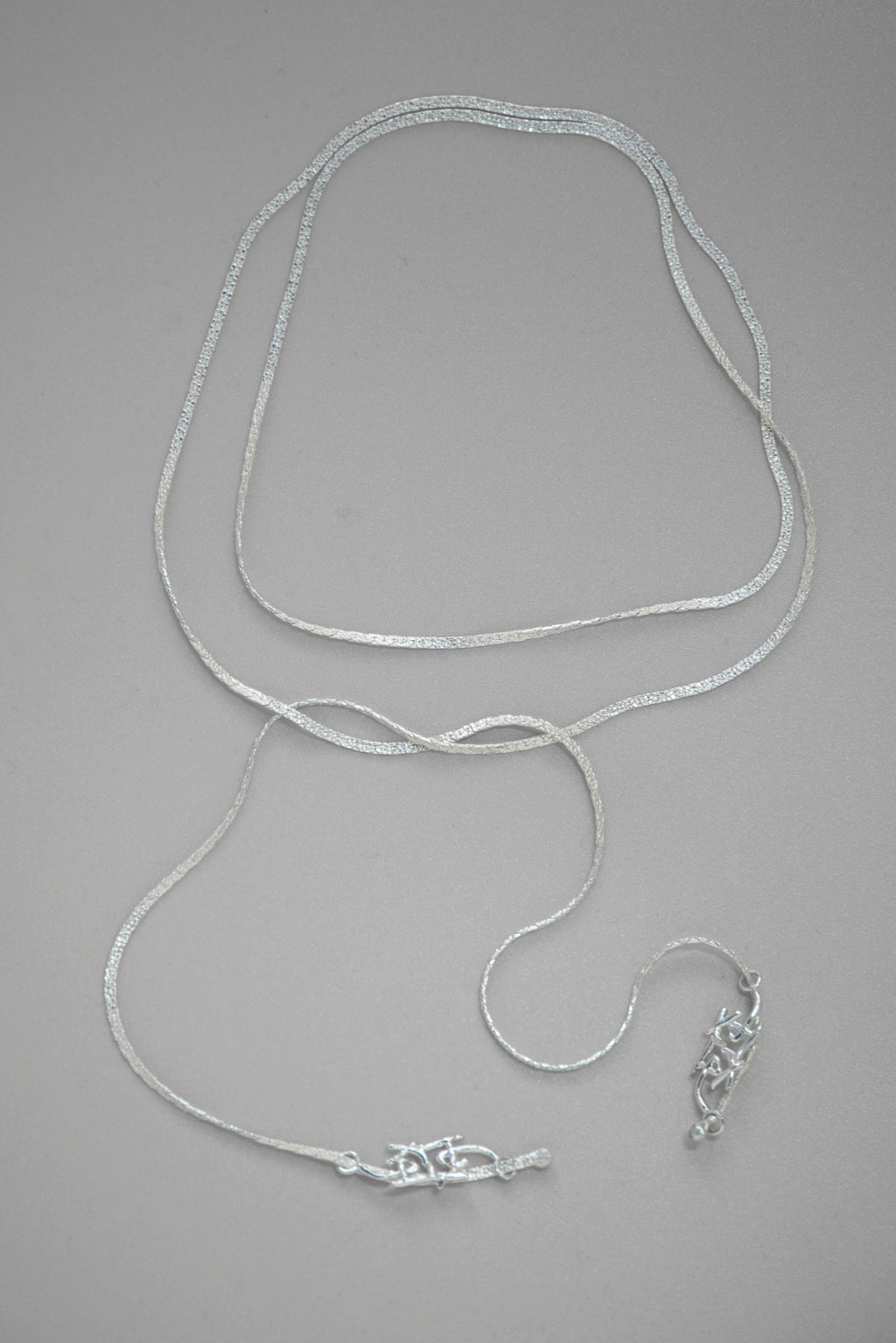 Logo tie necklace