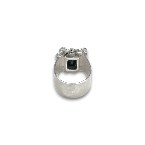 Chain frame ring| Onxy