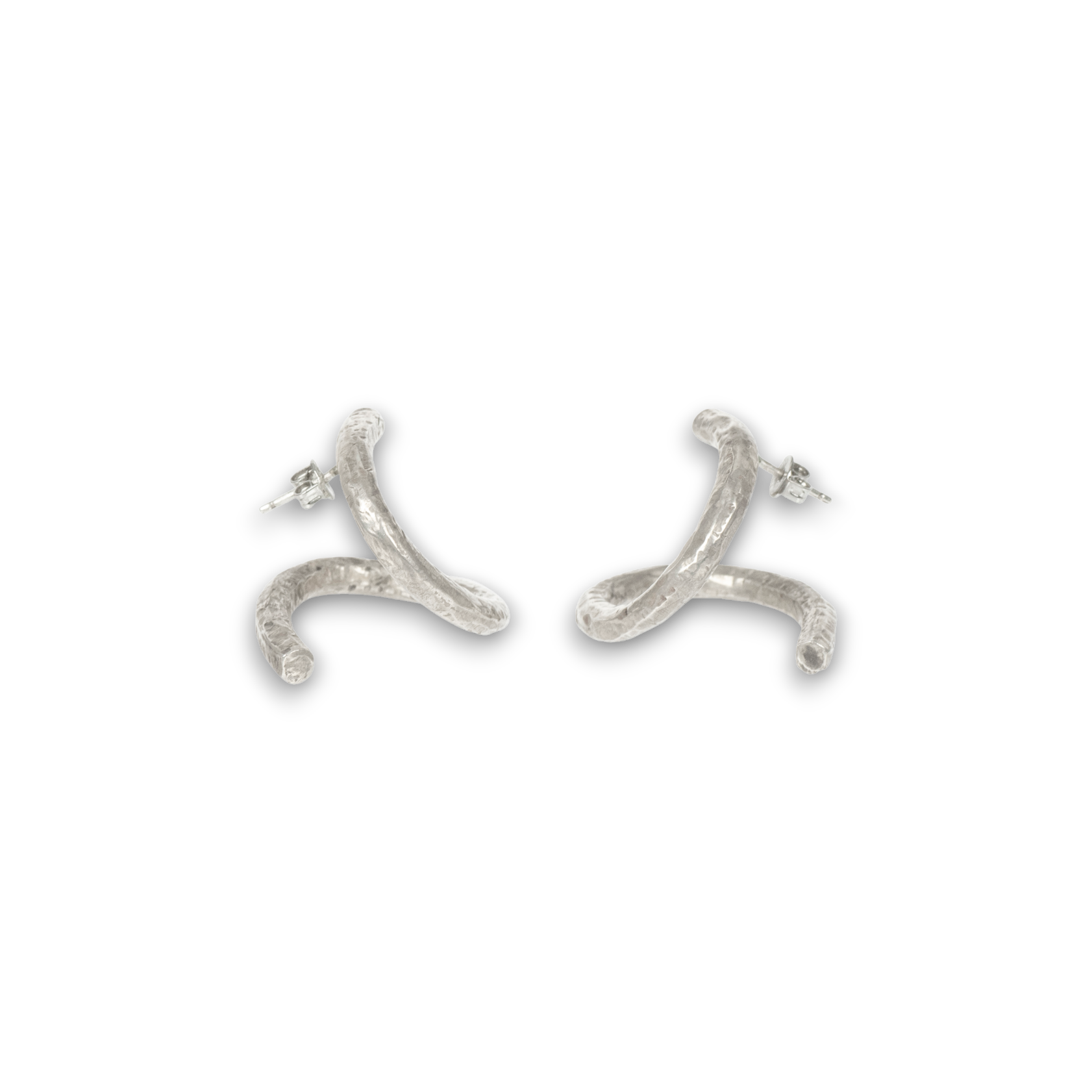 Twist Circle earrings