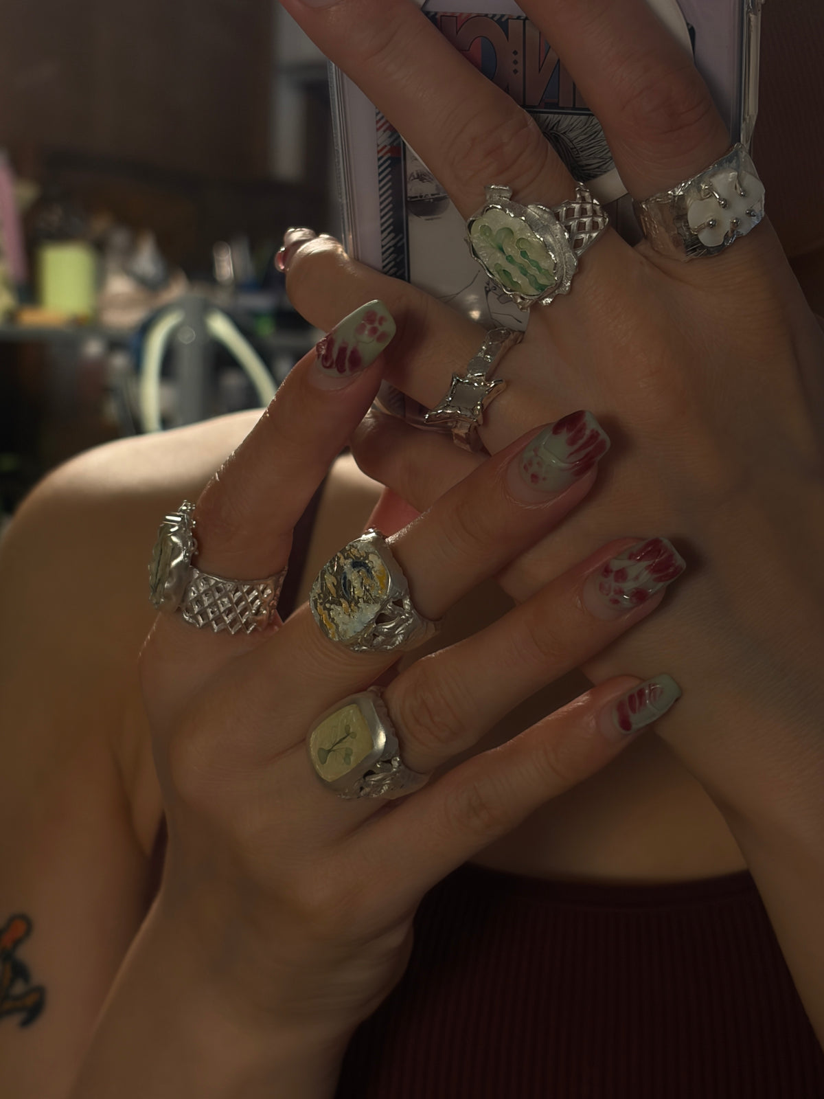 a flower ring