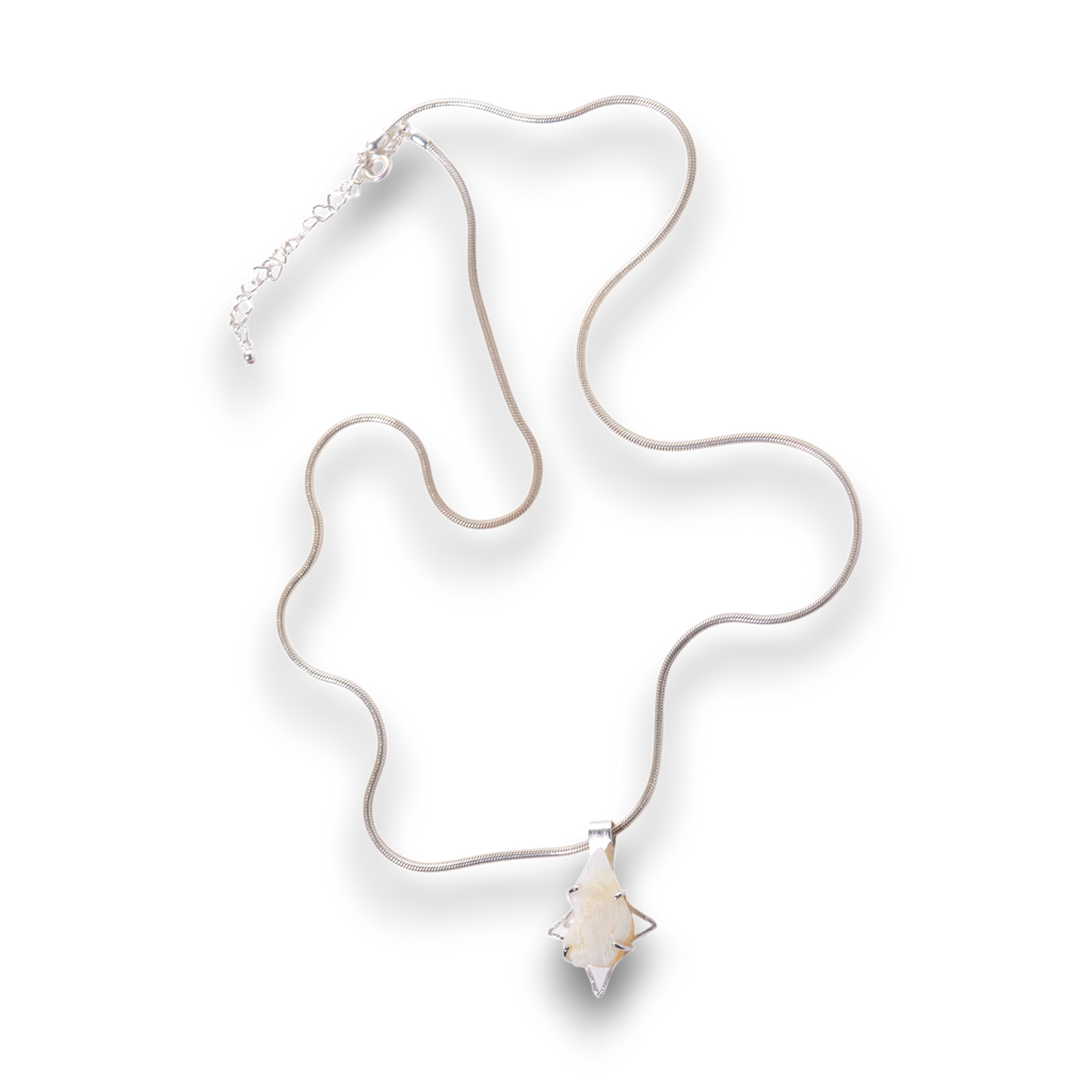 A Gentle Profile Pendant Top or with Necklace