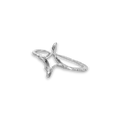 Shining two-finger-ring