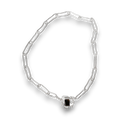 Totemic frame chain necklace(Smoky Quartz)