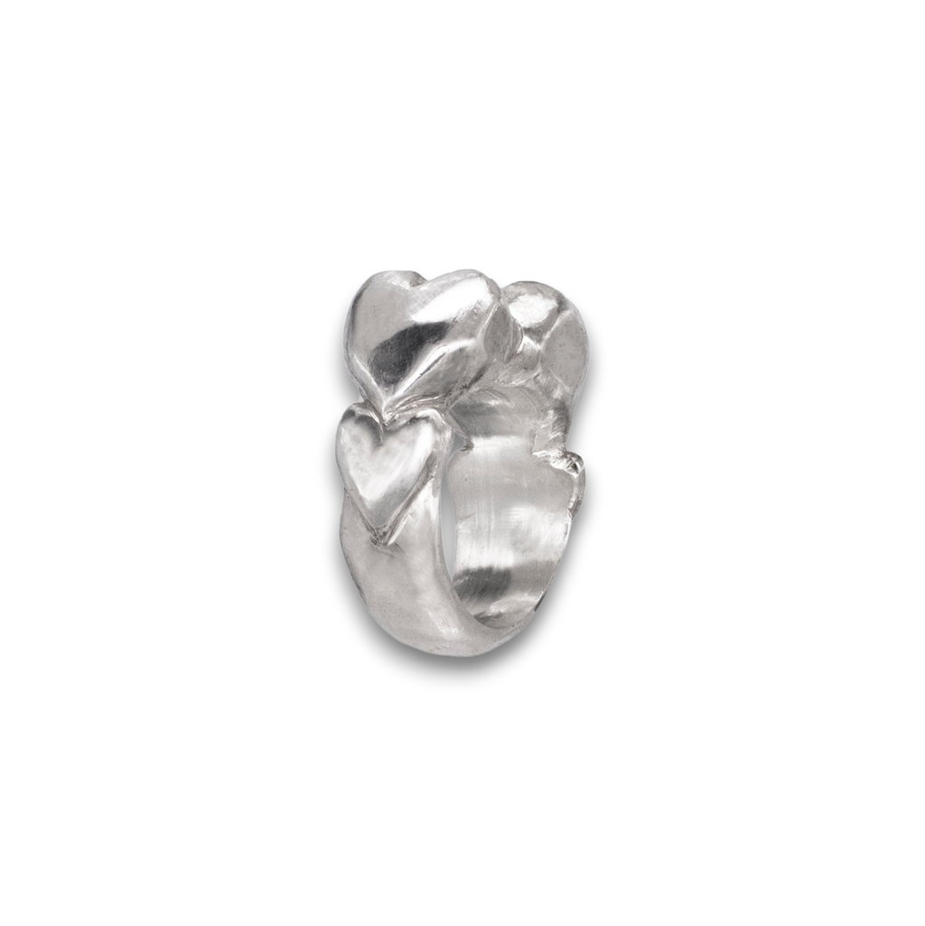 Double heart ring