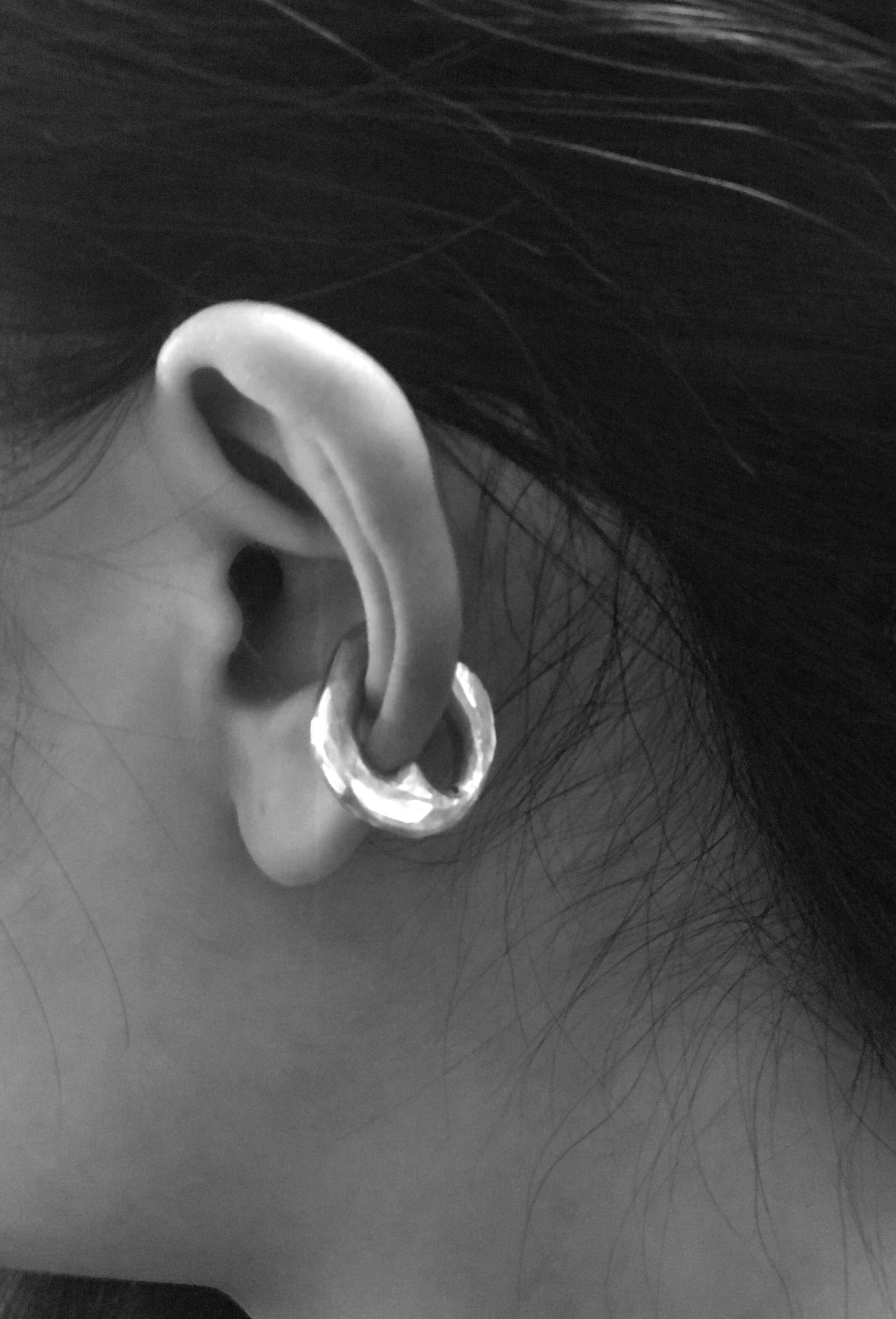 Heart ear cuff